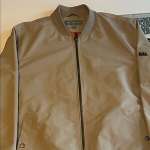 Michael Kors Beige Bomber Jacket for Men